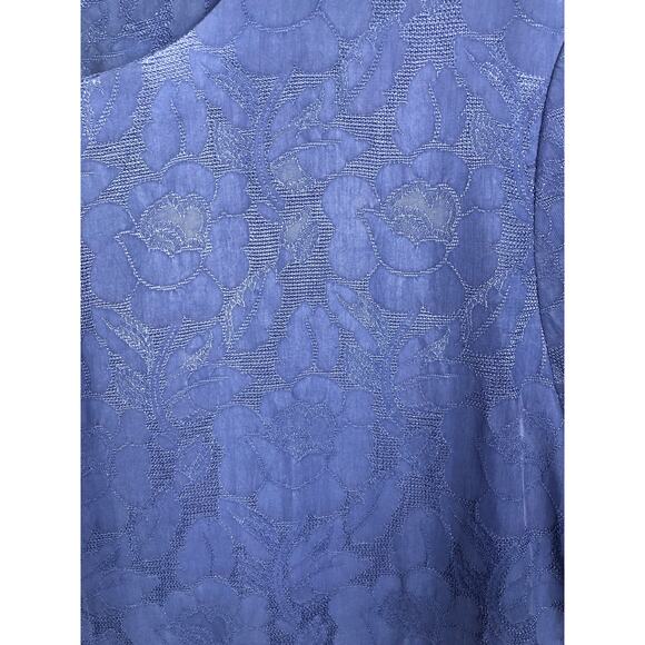 Talbots Women's Size 6 Floral Maxi Dress Blue - Picture 2 of 10